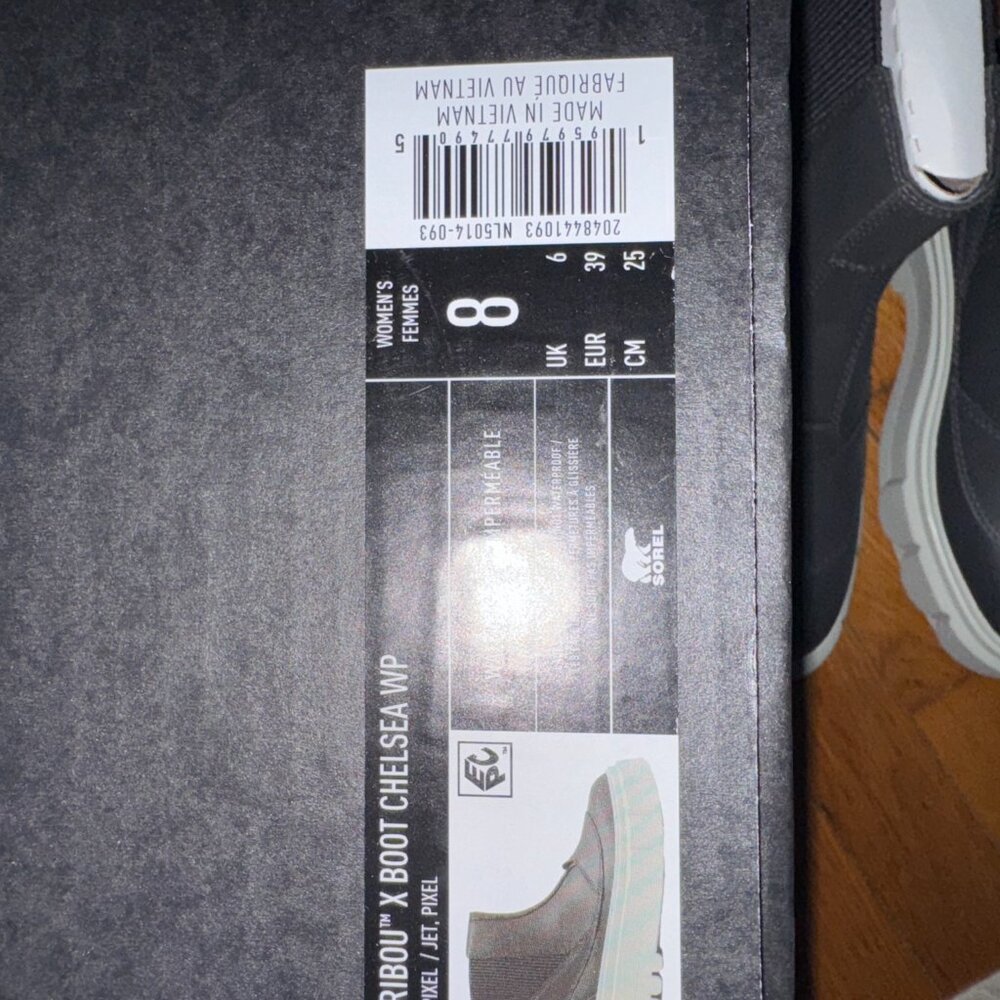 Sorel Caribou™ X Boot Chelsea Waterproof Boots - size 8 - Picture 4 of 5